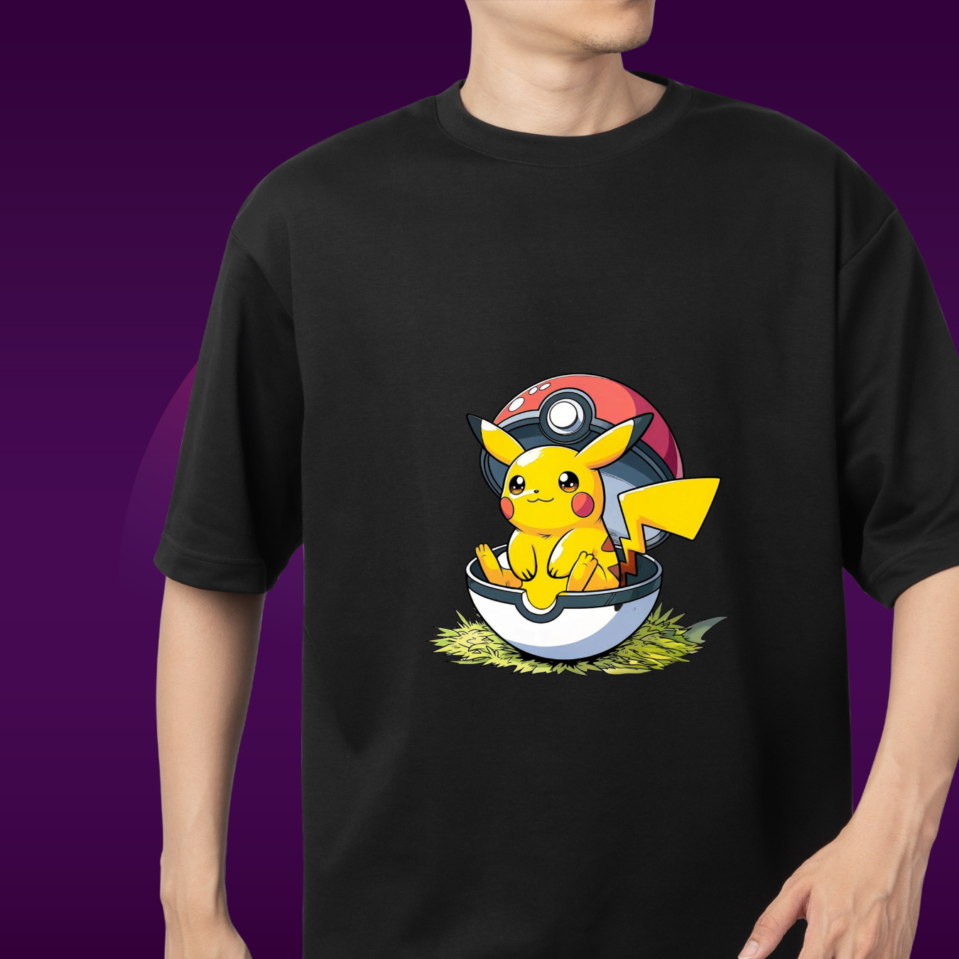 Pikachu Pokéball Adventure Graphic T-Shirt”