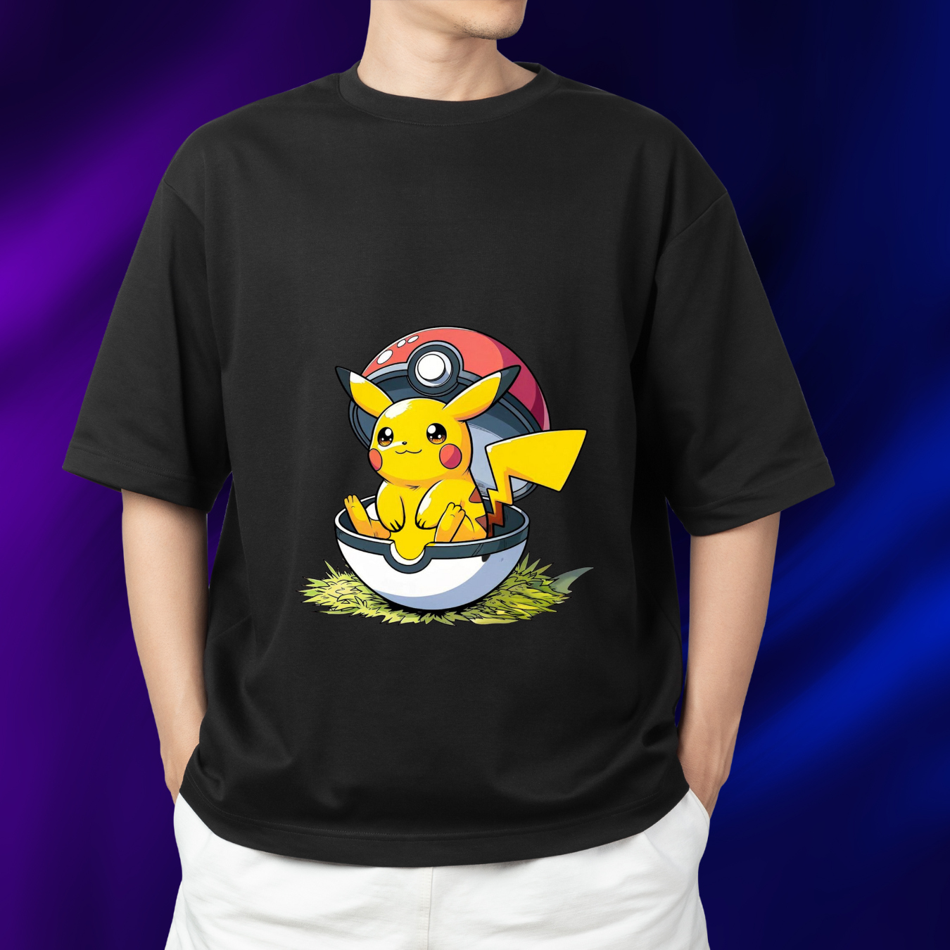 Pikachu Pokéball Adventure Graphic T-Shirt”