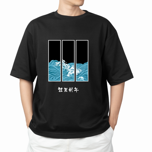 🌊 Ocean Flow Tee – Aesthetic Vibes
