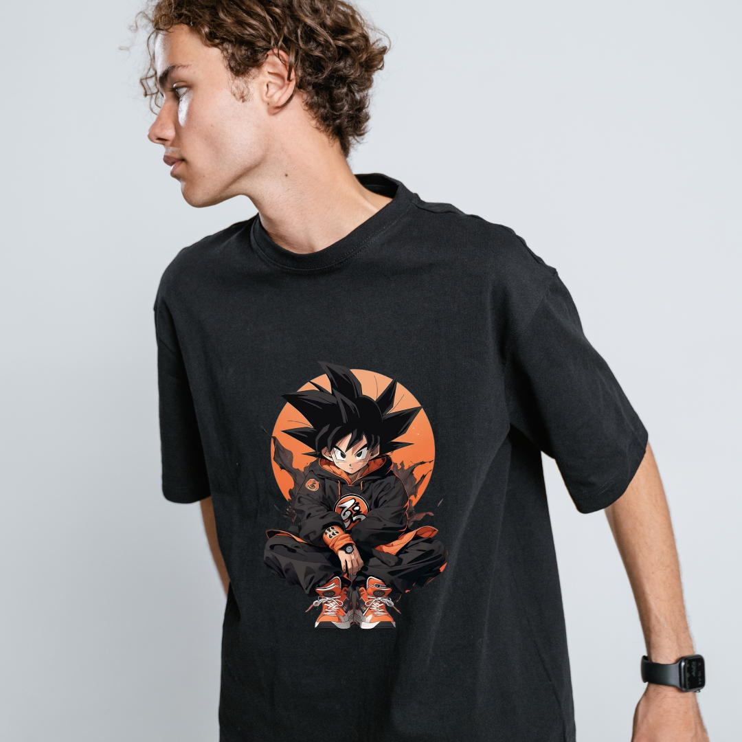 Saiyan Blaze – Goku’s Orange Power Tee