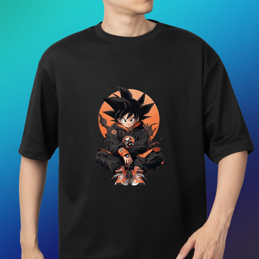 Saiyan Blaze – Goku’s Orange Power Tee