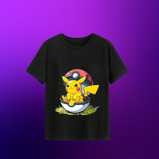Pikachu Pokéball Adventure Graphic T-Shirt”