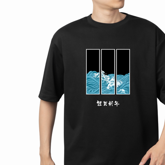 🌊 Ocean Flow Tee – Aesthetic Vibes