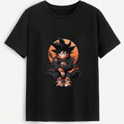 Saiyan Blaze – Goku’s Orange Power Tee